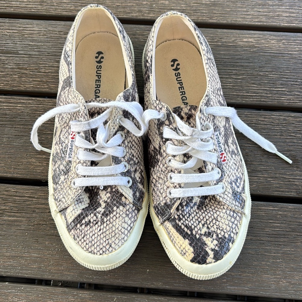Women’s Superga Snakeskin Sneakers